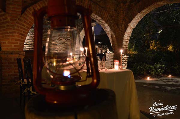 Decoración para cenas románticas